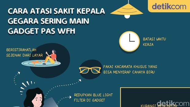 Work from Home punya sisi positif dan negatif. Positifnya jadi lebih leluasa, negatifnya mata jadi kelelahan karena lebih banyak menatap gadget siang-malam.