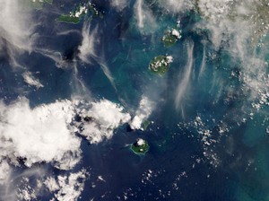 NASA Pajang Foto Gunung Anak Krakatau dari Jarak Dekat