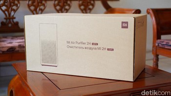 Mi Air Purifier 2H diperkenalkan bersamaan dengan Redmi 8A Pro awal April lalu. Foto: Adi Fida Rahman/detikINET