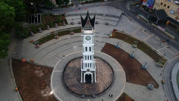 Begini Suasana Jam Gadang Saat Pandemi Virus Corona