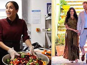 Pangeran Harry dan Meghan Markle Jadi Relawan Bagikan Makanan Gratis