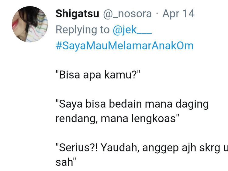 Pengguna Twitter Ramai-ramai Tunjukkan Bakat Kuliner Agar Bisa Melamar Si Dia