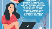 Penting! Batasi urusan kantor dan pribadi. 