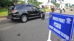 Polisi dan TNI Gelar PSBB Hari Pertama di Tangsel