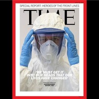 Tak cuma majalah fashion, majalah berita seperti Time juga memberikan apresiasi mereka kepada tenaga medis. (Foto: Ist)