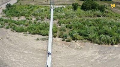 Tergerus Aliran Sungai, Jembatan Gantung di Kuningan Diperbaiki