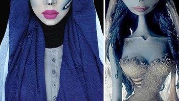 Pemeran Emily The Corpse Bride sangat terkenal, tidak heran mengapa begitu banyak orang yang menirunya.