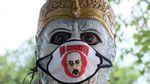 Patung Wayang di Solo aja Bermasker, Masa Kamu Nggak?