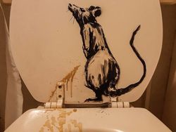 Intip Karya Seniman Lukis Kamar Mandi Saat Karantina di Rumah