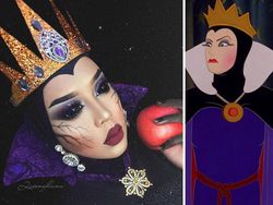 Jago Make Up, Wanita Ini Tiru Tokoh Kartun Dunia