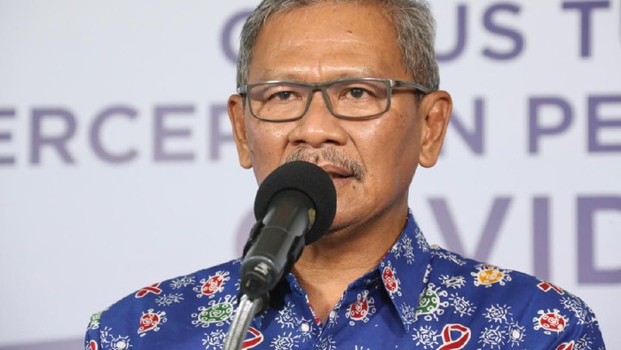 Jubir pemerintah pakai batik HIV Jubir pemerintah pakai batik HIV