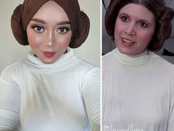 Jago Make Up, Wanita Ini Tiru Tokoh Kartun Dunia