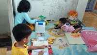 Acara yang dilakukan berbarengan dengan HUT ROPI yang pertama ini bertujuan menghibur sekaligus mendidik. Acara ini diperuntukan untuk siswa TK hingga SD sampai kelas 3. Foto: Istimewa.