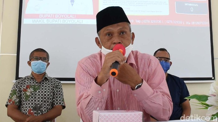 Ketua Umum Gugus Tugas Penanganan COVID-19 Kabupaten Boyolali, Masruri, Senin (20/4/2020).