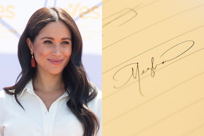 Tanda tangan Meghan Markle (Foto: Getty Images)