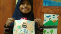 Nah, banyak cara agar anak tidak jenuh dan stress saat belajar di rumah. Salah satunya kegiatan yang dilakukan ROPI (Roti Hepi) yaitu lomba mewarnai di rumah. Foto: Istimewa.