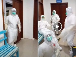 Sebelum Makamkan Jenazah Pasien Corona, Petugas Ini TikTok an Dulu