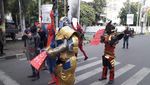 Aksi Superhero Ajak Warga Makassar Stay at Home untuk Lawan Corona
