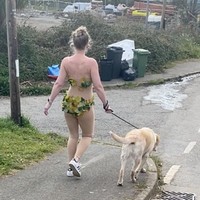 Menurut Meardon, sangat penting untuk menjaga fisik dan mental agar tetap sehat selama pandemi Corona. Dia menyarankan untuk menjalani hidup dengan santai dan tidak terlalu serius, serta tetap rutin berolahraga, seperti yang dirinya lakukan. Foto: dok. Caters