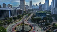 Wabah virus Corona berdampak pada kualitas udara di Ibu Kota Jakarta. Semakin bersih atau buruk? ANTARA FOTO/Galih Pradipta.