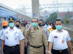Pantau Stasiun Bogor saat PSBB, Wakil Wali Kota Bogor: Lebih Landai