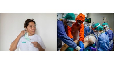 Potret Para Pekerja di Garda Terdepan Melawan Corona
