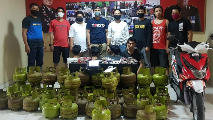 Komplotan pencuri tabung gas 3 kg di Palopo.