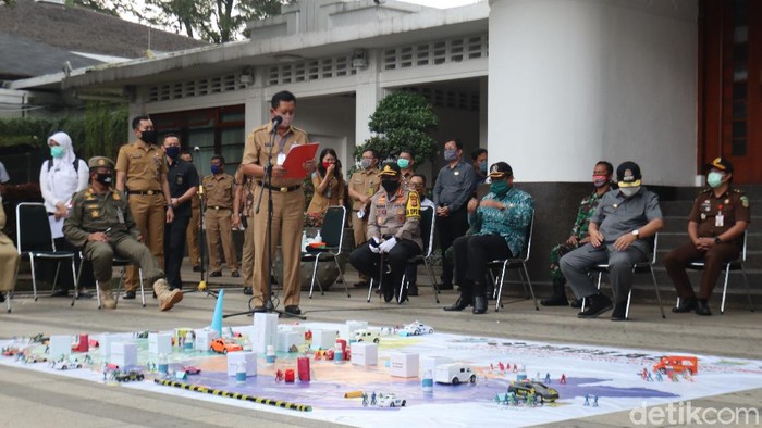 Simulasi PSBB di Balkot Bandung