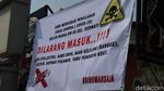 Jelang PSBB, Sejumlah Gang di Kota Bandung Ditutup