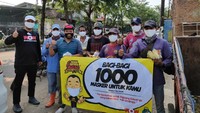 Restoran Ayam Geprek Juara hadir dengan program program Bagi-Bagi 1000 Masker Untuk Pejuang Keluarga Yang Belum Bisa #dirumahaja. Istimewa