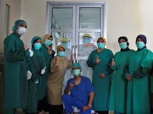 Curhat Kartini di Ruang Isolasi Corona RSUD Gambiran Kota Kediri