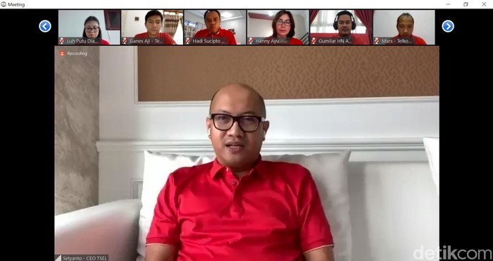 Direktur Utama Telkomsel Setyanto Hantoro