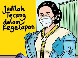Peringatan 21 April, Kartini Bermasker dan Pakai APD