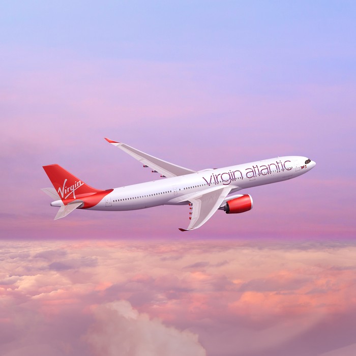 Ilustrasi maskapai Virgin Atlantic