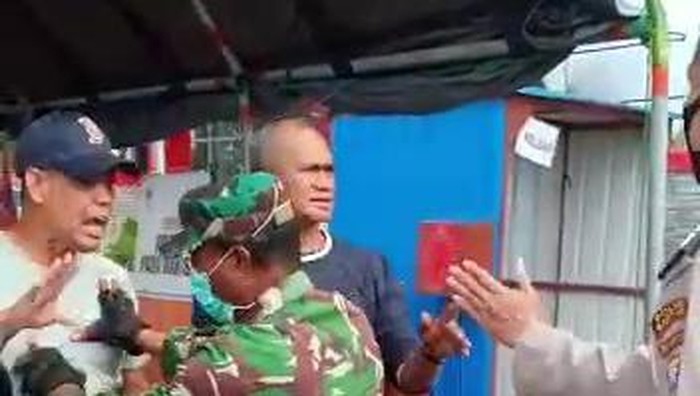 Viral anggota DPRD Sulsel mengamuk karena menolak disemprot disinfektan (Screenshot video viral)
