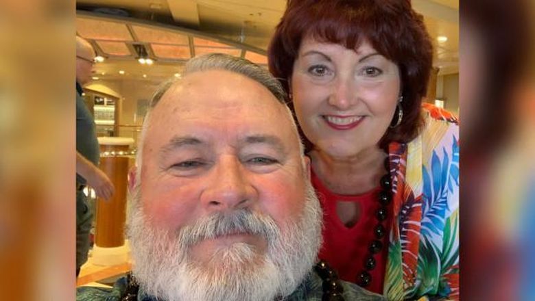 Susan dan Michael Dorety Penumpang kapal pesiar Princess Cruises