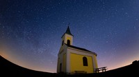 Begini penampakan indahnya langit Austria saat fenomena hujan meteor Lyrids.