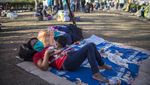 Menyedihkan Warga Peru Mudik dengan Berjalan Kaki