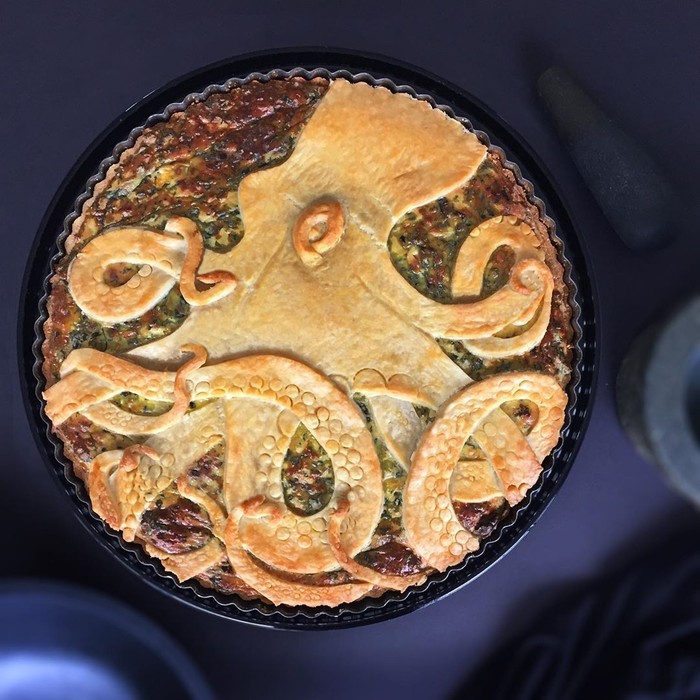 Pie dengan desain unik