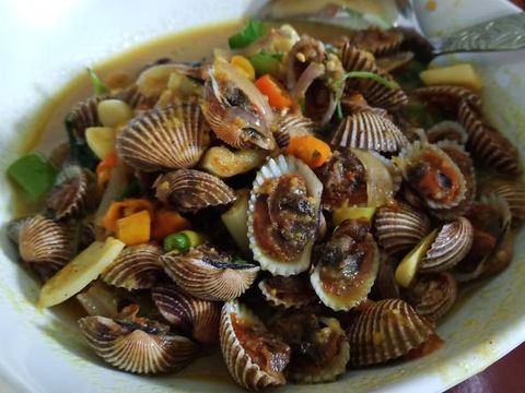 Kerang Dara Kuah Gurih Pedas