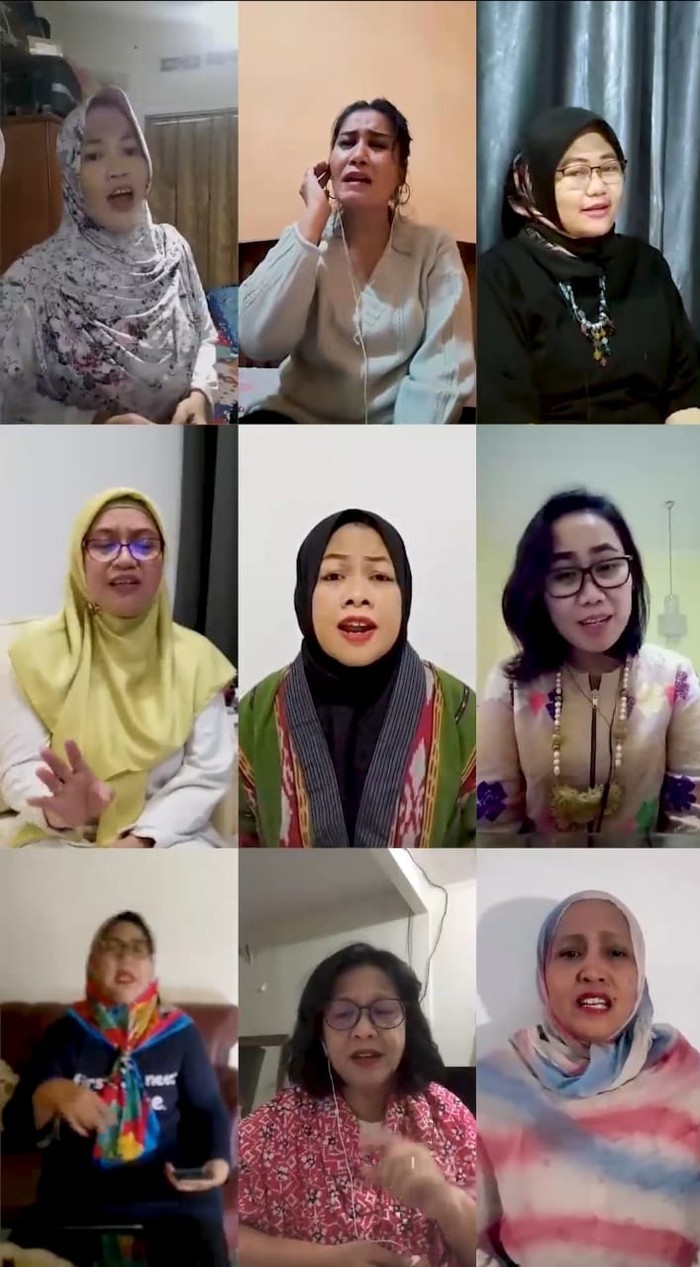 2 Dokter PDP Corona, Teman Saat Sekolah di Makassar Beri Semangat Lewat Lagu (Foto: dok. Istimewa)