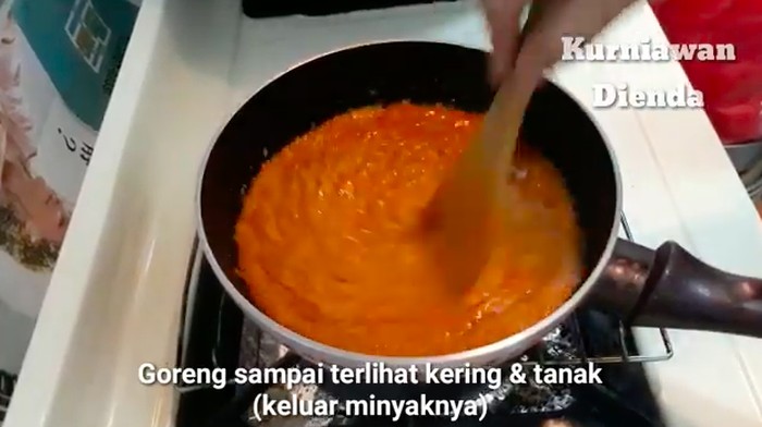 Cara bikin stok sambal terasi