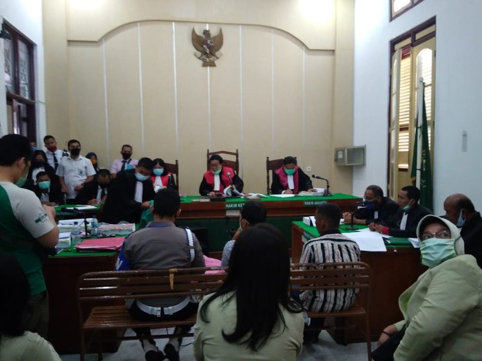 Sidang lanjutan kasus pembunuhan hakim Jamaluddin (Datuk Haris Molana-detikcom)
