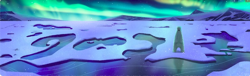 Tampilan Google Doodle Rayakan Hari Bumi Tahun Ke tahun