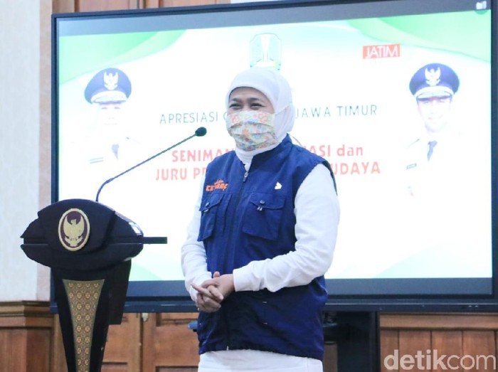 Presiden Joko Widodo telah mengeluarkan larangan mudik Lebaran 2020. Gubernur Jatim Khofifah Indar Parawansa siap mengikuti aturan tersebut dan mengambil beberapa langkah pencegahan.