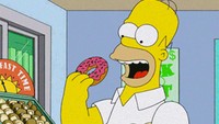 Bagi kamu yang gemar menonton The Simpsons, pasti sudah tidak asing lagi dengan donat berwarna pink yang ikonik ini. Donat yang kelihatannya lezat ini sering muncul di setiap episode The Simpsons. Foto: Istimewa
