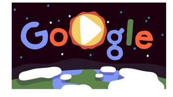 Tahun 2019, Doodle Hari Bumi tahunan tahun ini membawa kita keliling planet yang kita sebut rumah untuk menemukan beberapa organisme menakjubkan yang menghuninya. (Foto: Google)