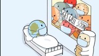 Bahkan, planet lain diibaratkan seddang turut memebrikan dukungan kepada kesembuhan bumi dan warganya. (Twitter)