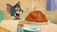  Sama seperti hidangan ayam panggang berukuran besar yang muncul pada film kartun Tom and Jerry. Dalam beberi episodenya sering memunculkan nyonya besar yang memasak hidangan banyak, salah satunya ayam panggang yang jadi rebutan Tom dan Jerry. Foto: Istimewa