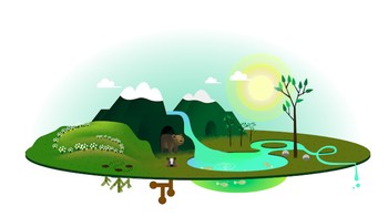 Tahun 2013, pada tahun ini Goolge mengajak pengguna untuk berinteraksi dengan animasi yang dibuat seperti mencari binatang, mengendalikan cuaca hingga mengamati musim. (Foto: Google)